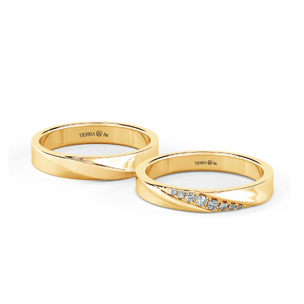 Modern Wedding Band Set NCC2011 1